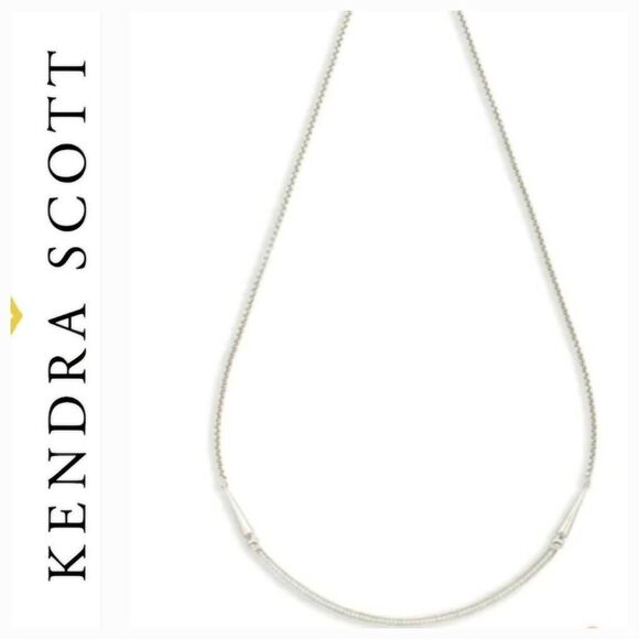 Kendra Scott Scottie Choker- Silver - Picture 1 of 11